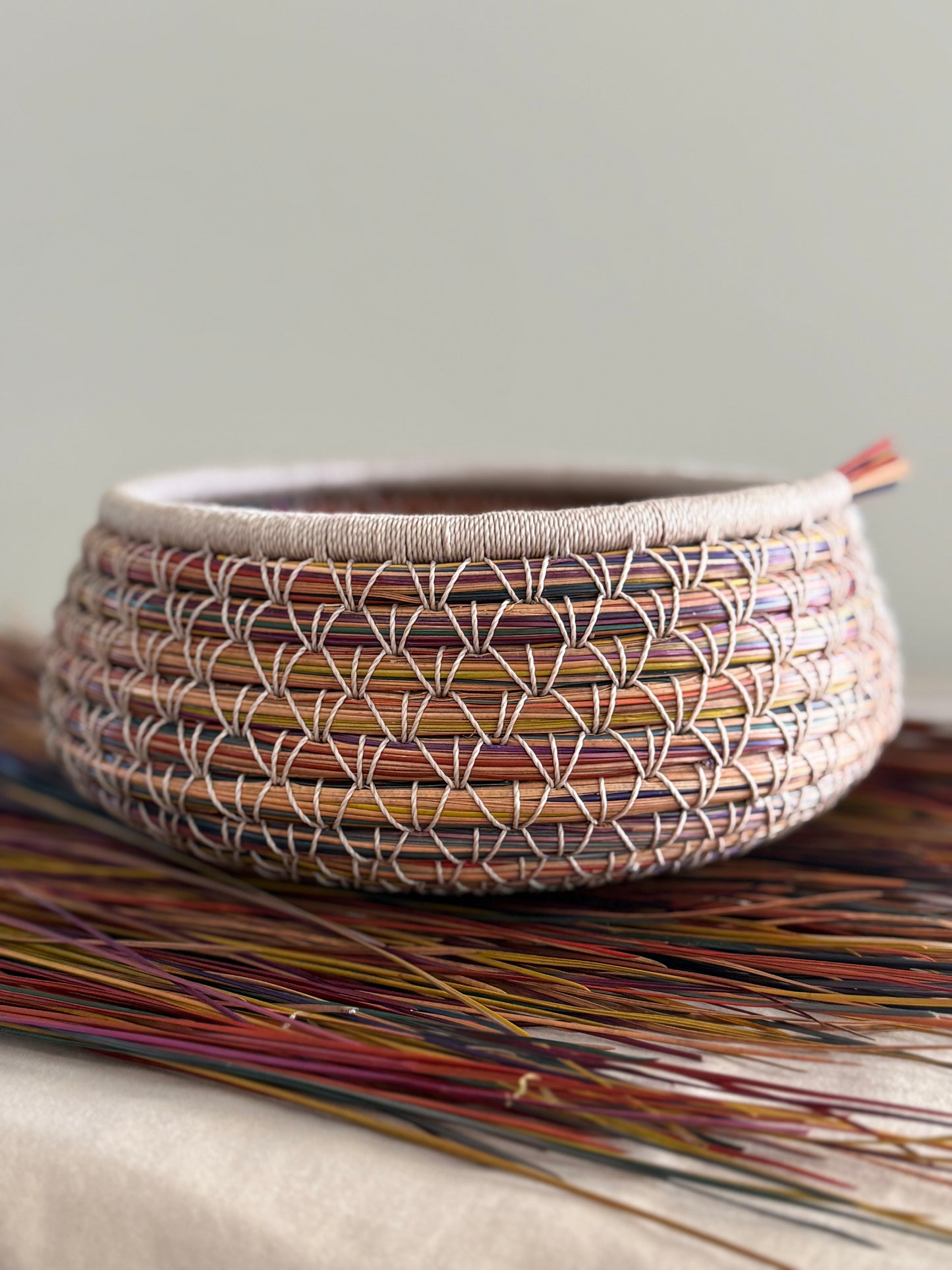 Pine Needle Basket “Delillah”
