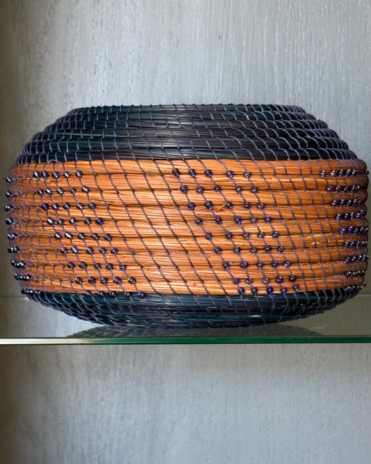 Pine Needle Basket/Vase “Sirena”