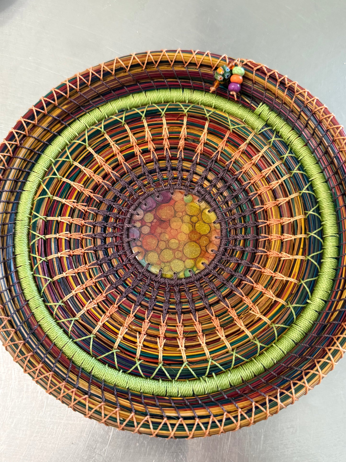 Bubbles Up! Pine Needle Art