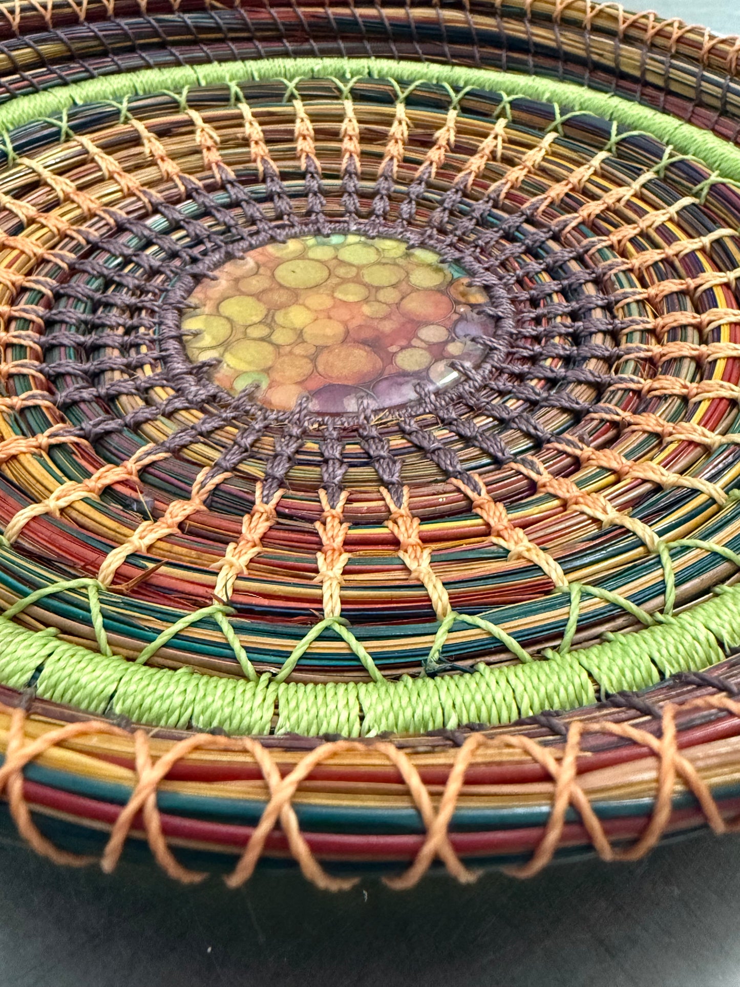 Bubbles Up! Pine Needle Art