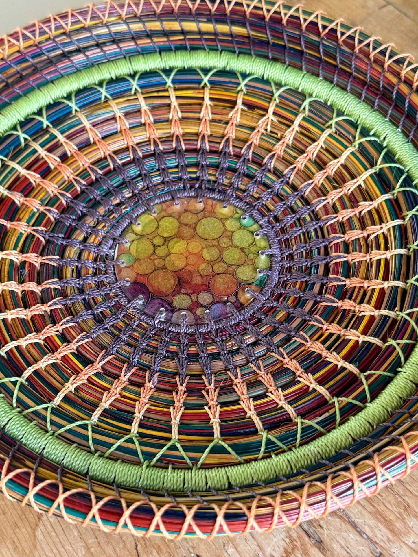 Bubbles Up! Pine Needle Art