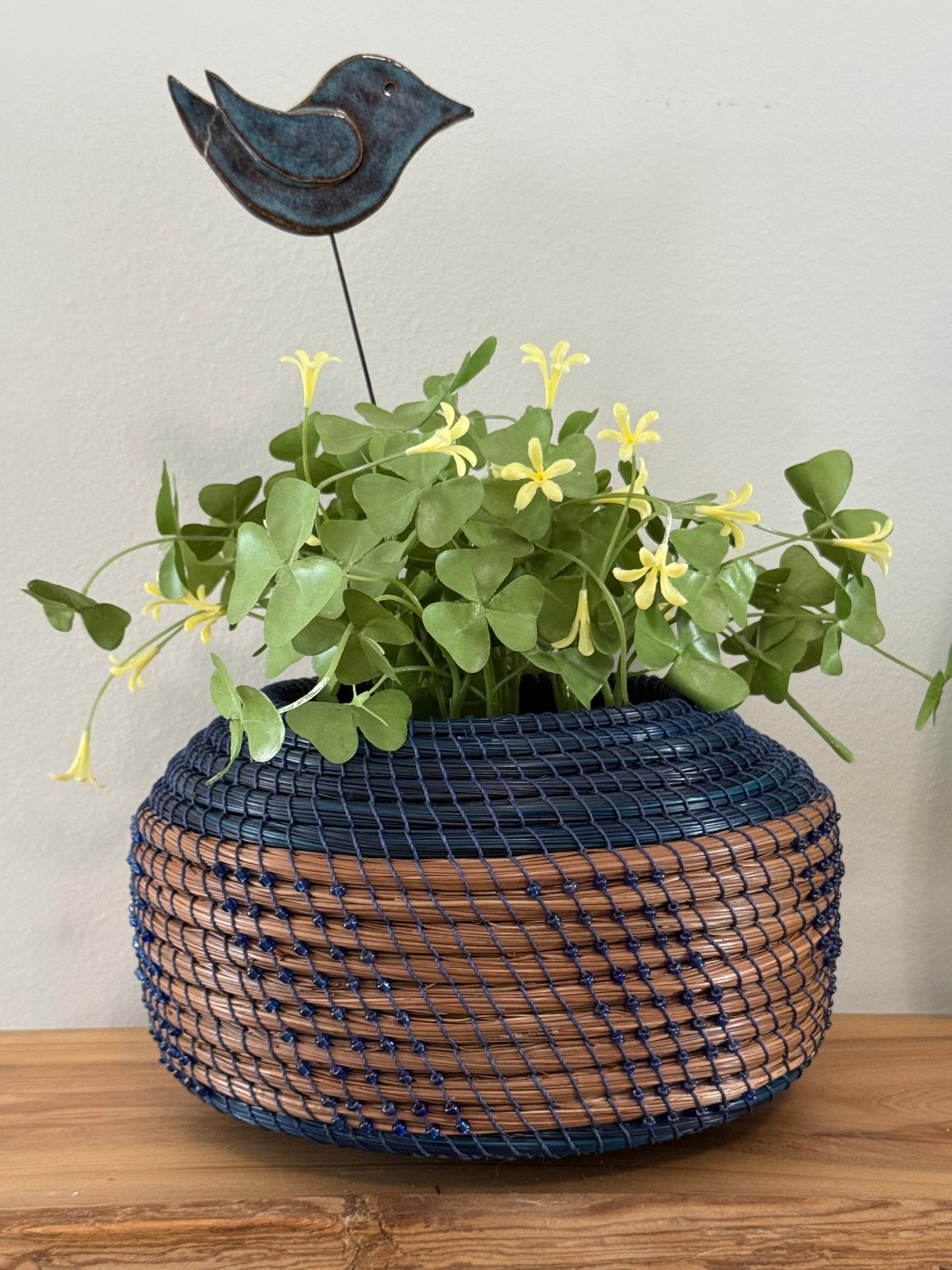 Pine Needle Basket/Vase “Sirena”