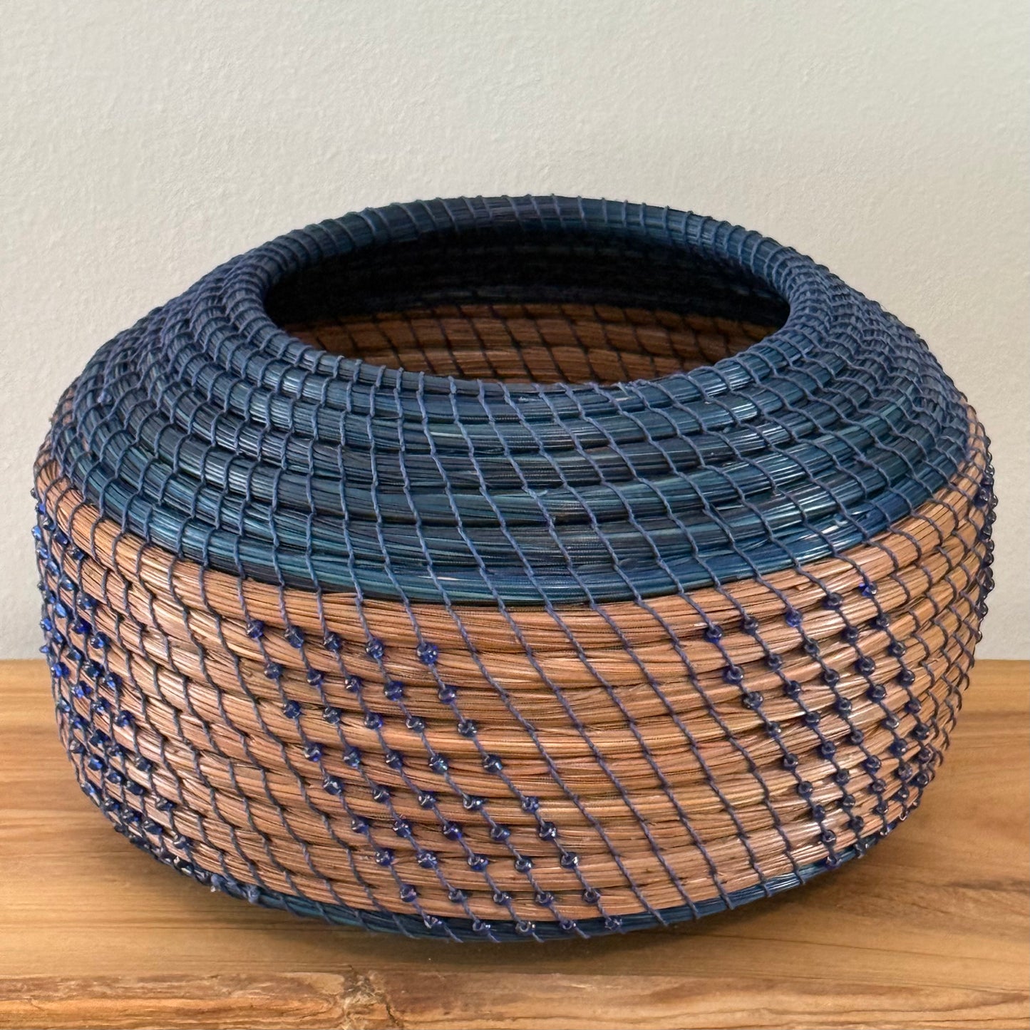 Pine Needle Basket/Vase “Sirena”